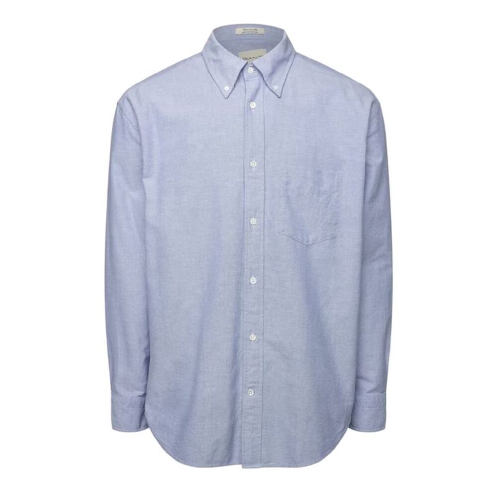 Gant Mens Oxford Relaxed Fit Shirt / Blue
